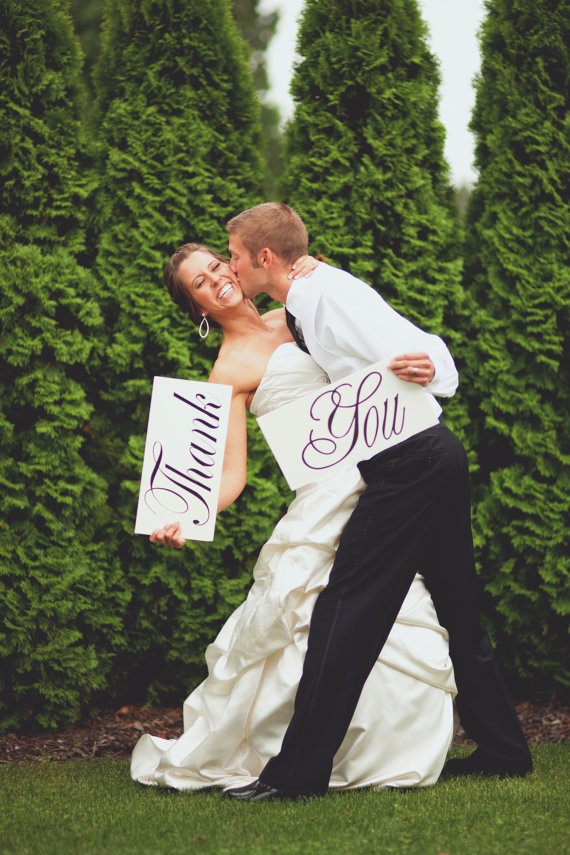 wedding thank you photo ideas