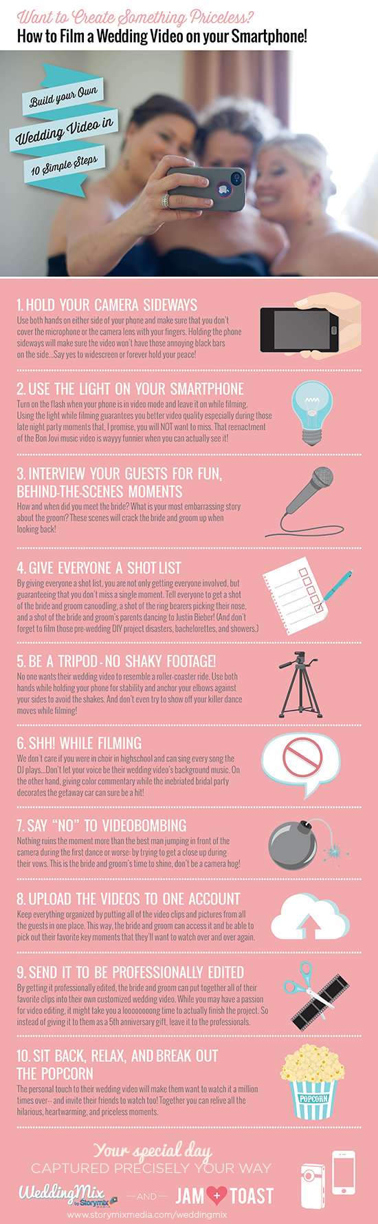 How To Film A Wedding With Your Phone In 10 Simple Steps How To Film A Wedding Video On Your Phone