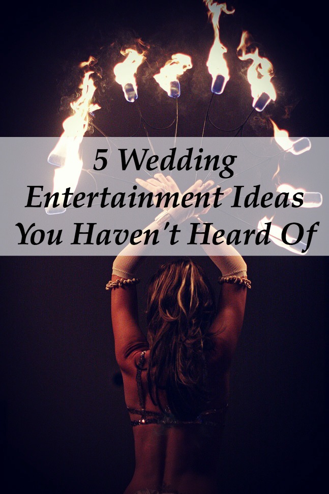 wedding entertainment ideas 2015