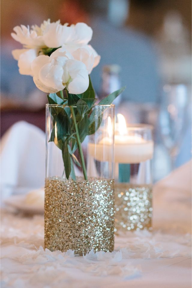 Glam Wedding Decor: 14 DIY Glitter Wedding Ideas