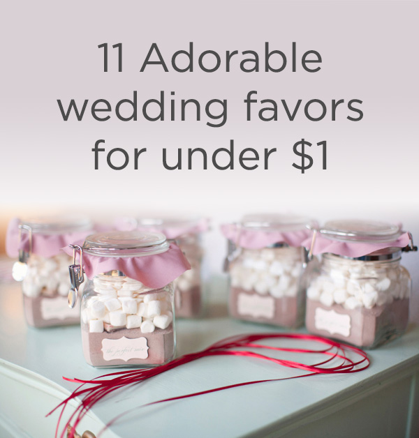 Wedding Favors For Under One Dollar