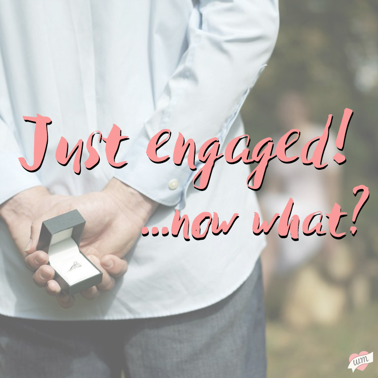 Just Engaged - Now What? | Infographic | WeddingMix