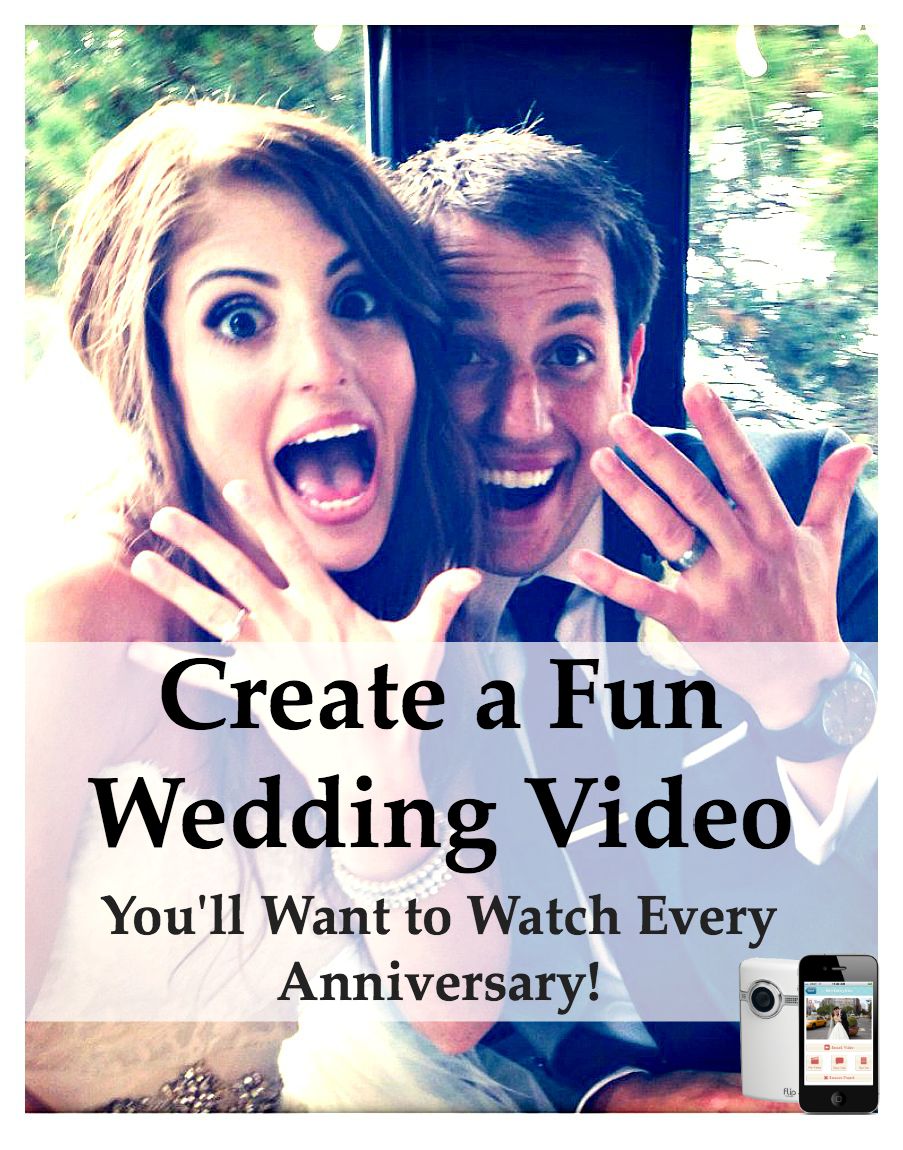 create a wedding video fun