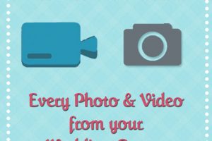 WeddingMix app allows you to capture every photo and video from wedding guests