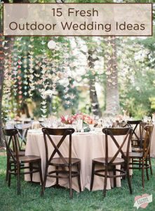 outdoor wedding inspiration