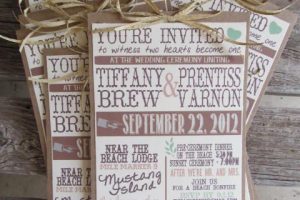 Rustic Wedding Invitations