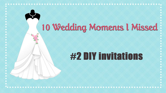 how to film creating your DIY wedding invitations