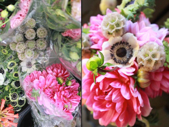 How to create your own pink DIY wedding bouquets