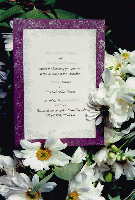 DIY wedding invitations in Detroit