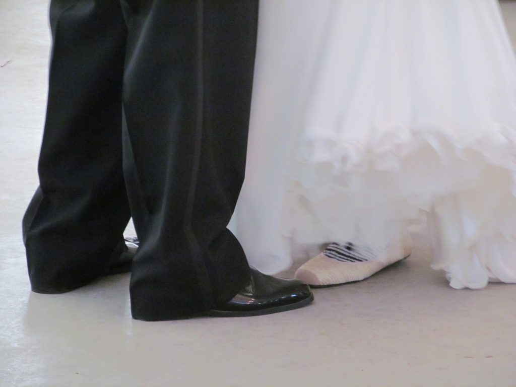 Cute wedding picture of shoes