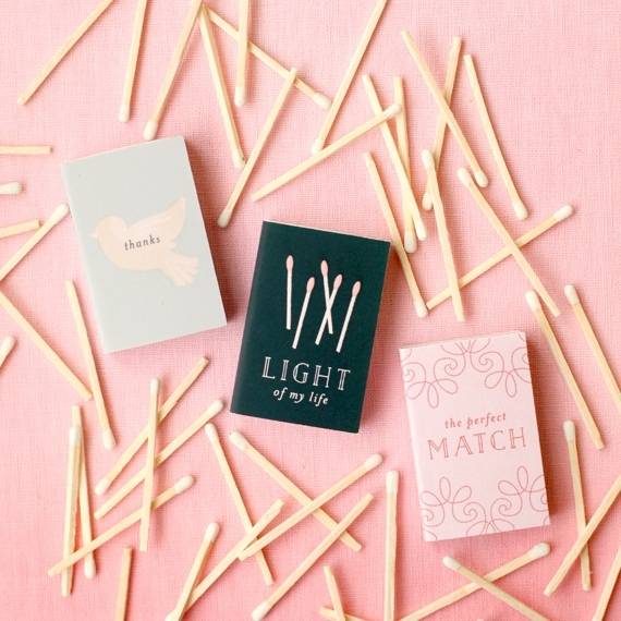 wedding favor matchboxes 
