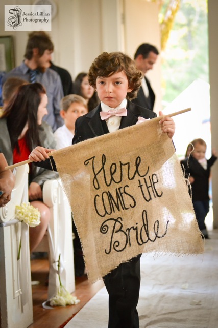 ring bearer sign cute 