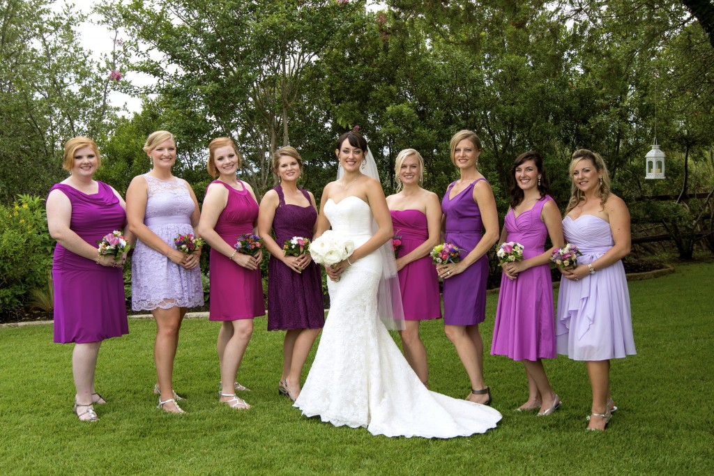 purple wedding texas