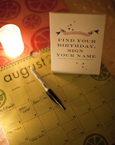 diy wedding guest book