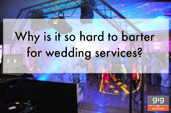 bartering with wedding services