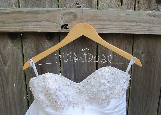 diy wedding ideas hanger