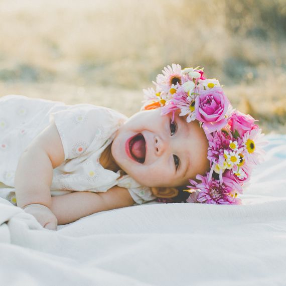 flower girl crown ideas