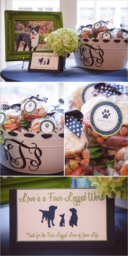 dog wedding decoration