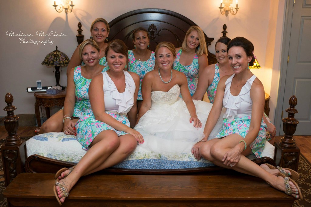 bridesmaids pattern dresses