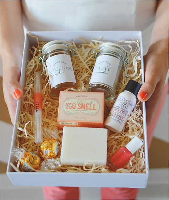 diy spa gift for bridesmaids