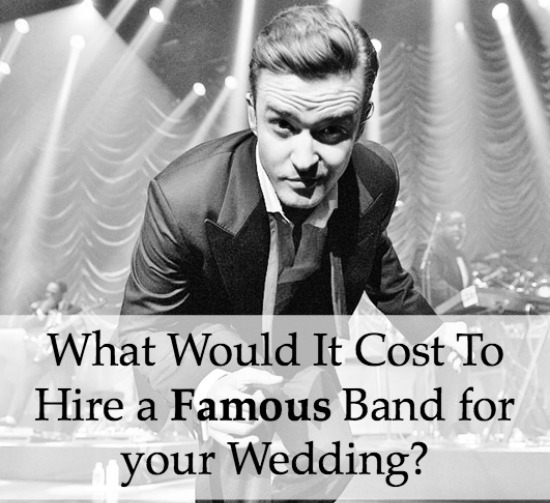 hire famous band for a wedding