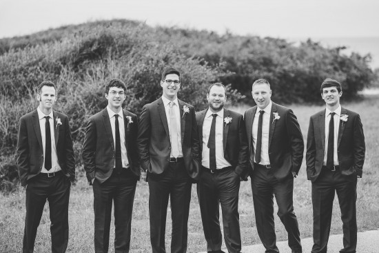 black and white groomsmen photos