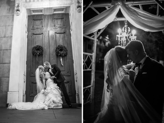 wedding videographer savannah and black and white wedding photo