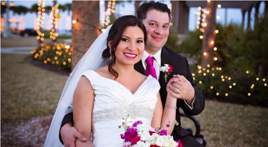 outdoor wedding photo