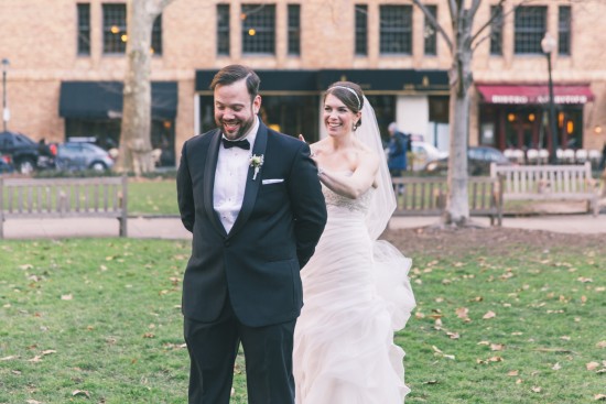 new years eve wedding first look