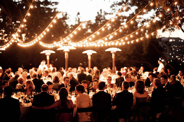 rustic wedding light ideas 