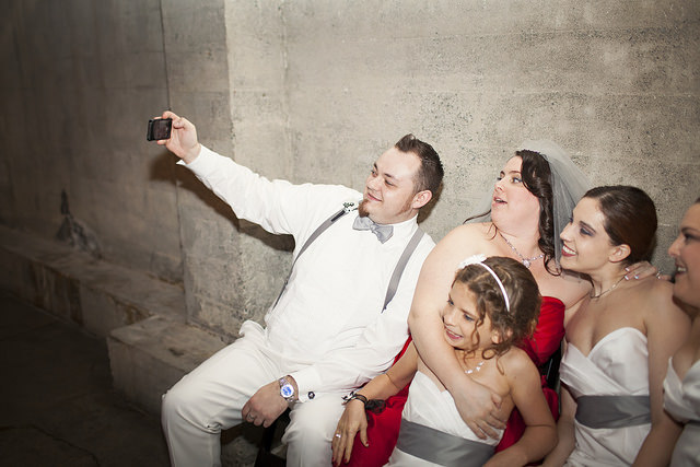 wedding selfie