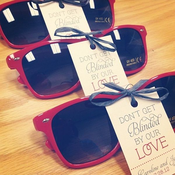 Sunglass Wedding Favors