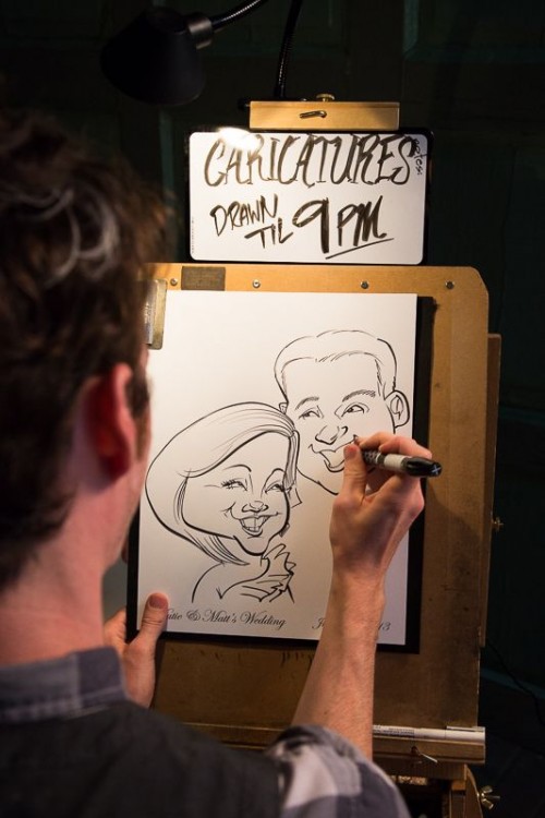Caricaturist Wedding