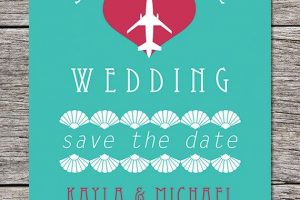 destination wedding save the dates