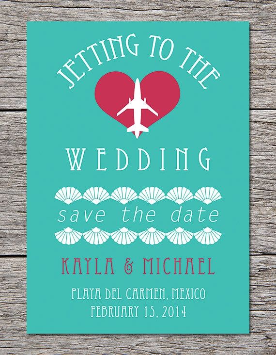 destination wedding save the dates