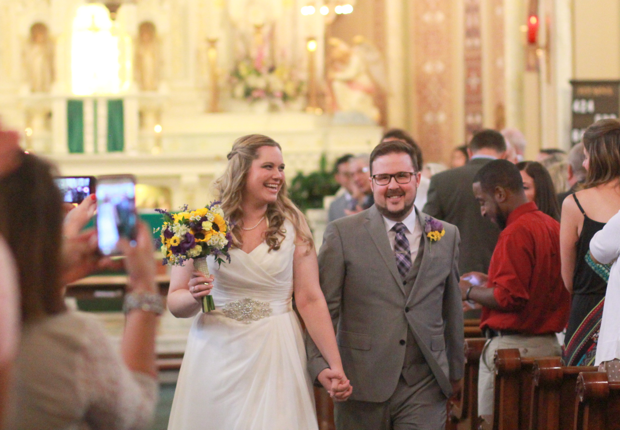 bride and groom videography