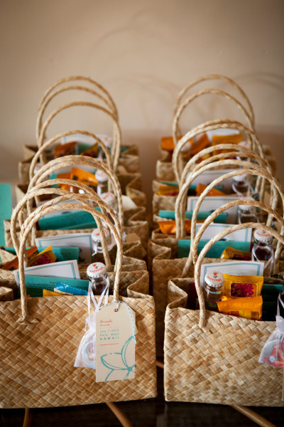 Easy Welcome Gift  Favor Ideas for Destination Wedding