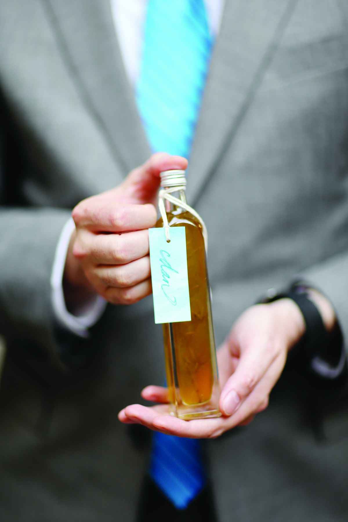 olive oil wedding favor