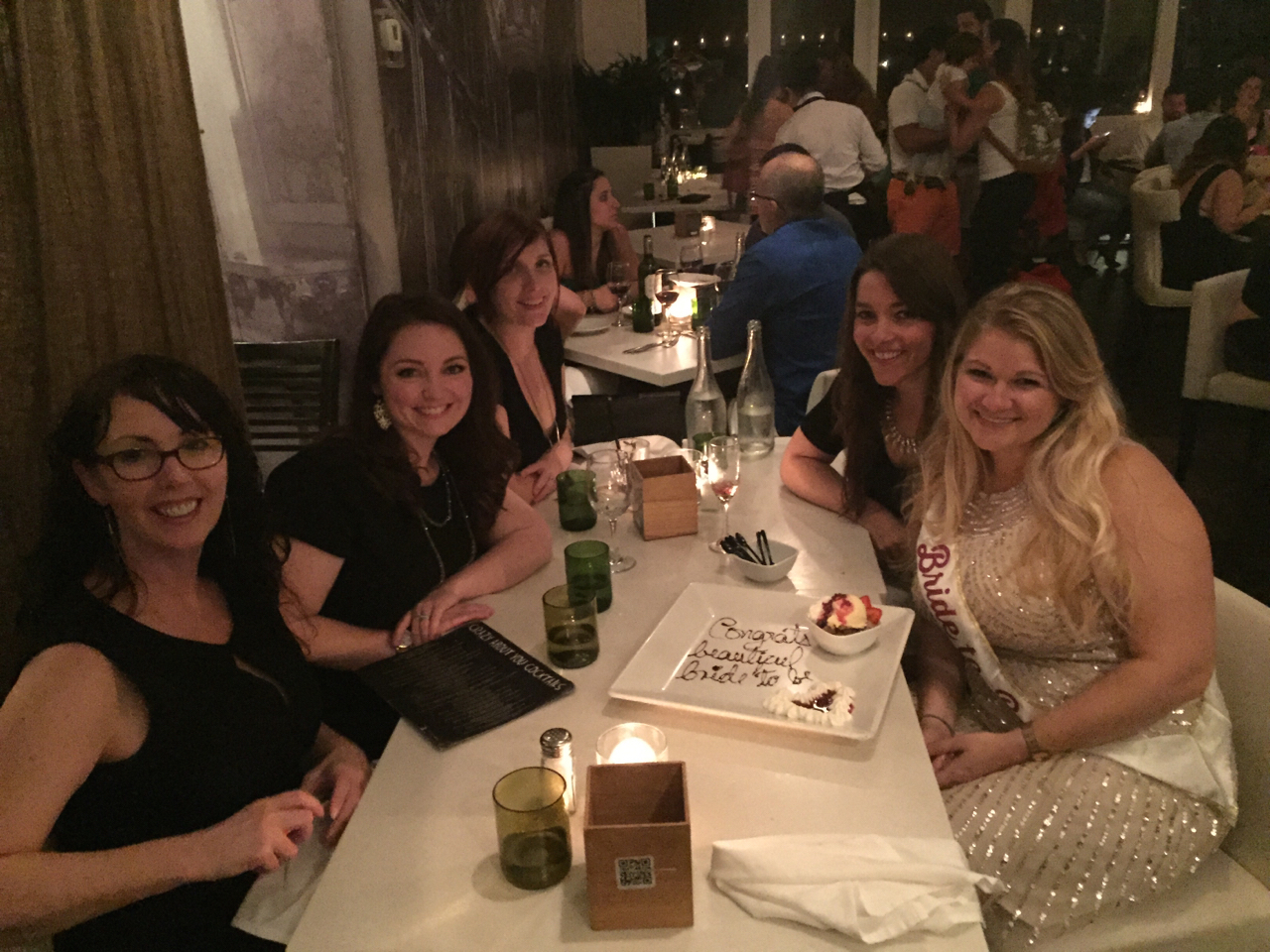 bachelorette party dinner