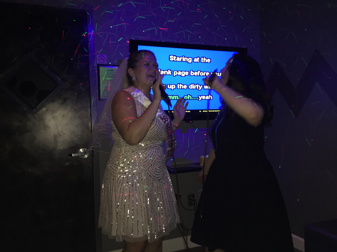 bachelorette party karaoke videography