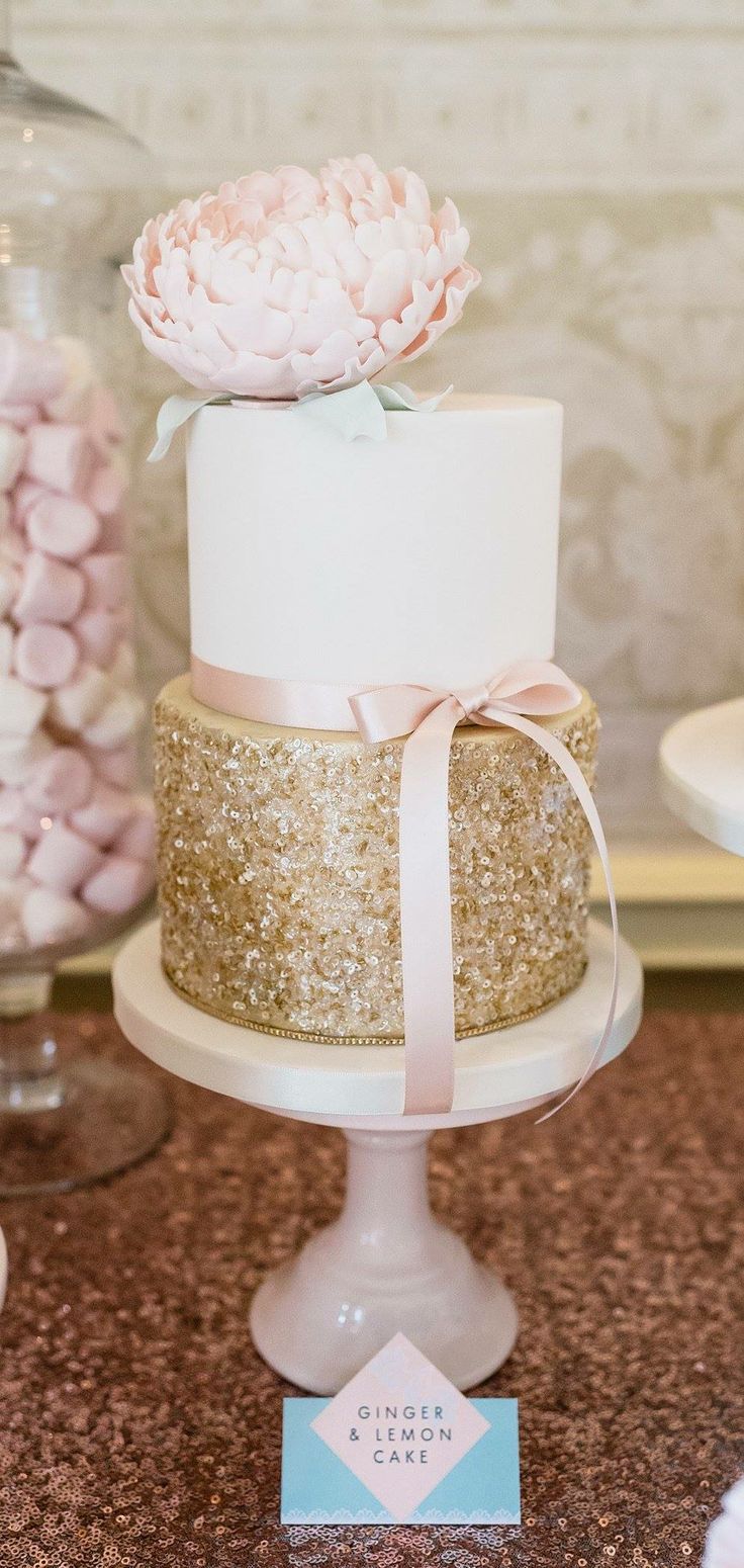 Gold glitter wedding ideas