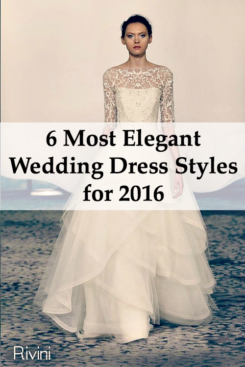 elegant wedding dress styles