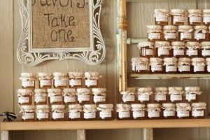 affordable wedding ideas from real brides jam DIY wedding Favors