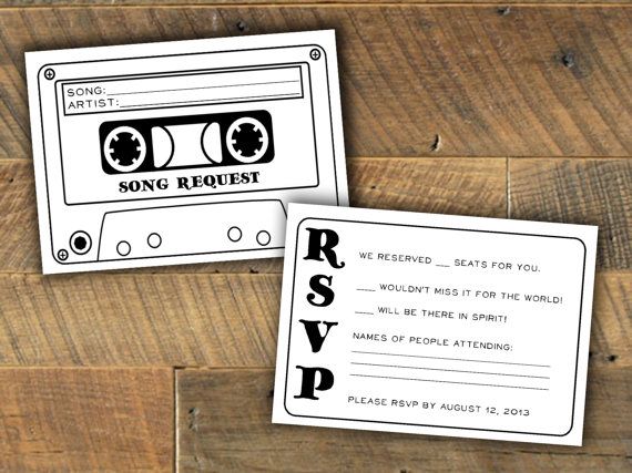 wedding ideas 2016 song request rsvp