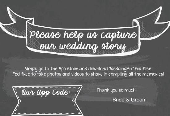 Black and white table card ideas