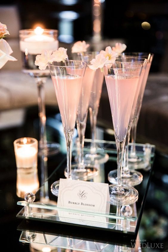 Pink cocktail wedding pantone 2016 ideas