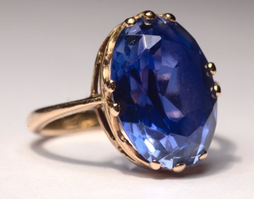 blue color engagement rings