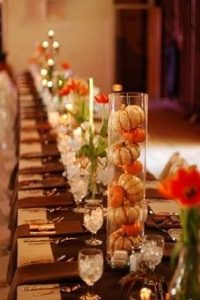 Fall Wedding Table Setting