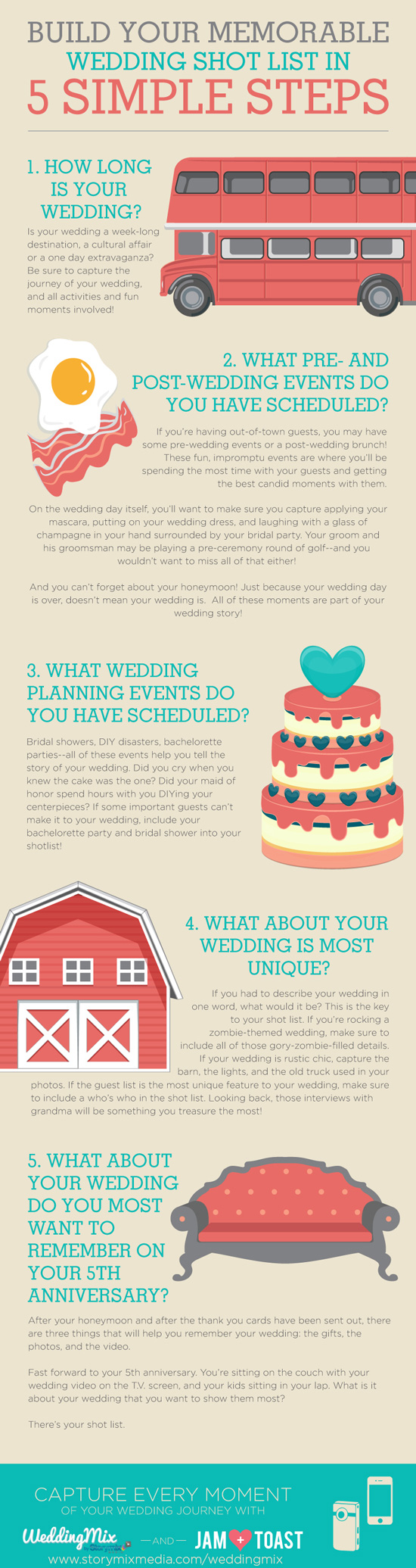 Wedding Photo CheckList - Infographic