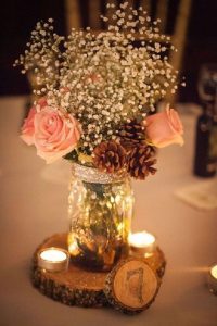 Fall Wedding Centerpiece